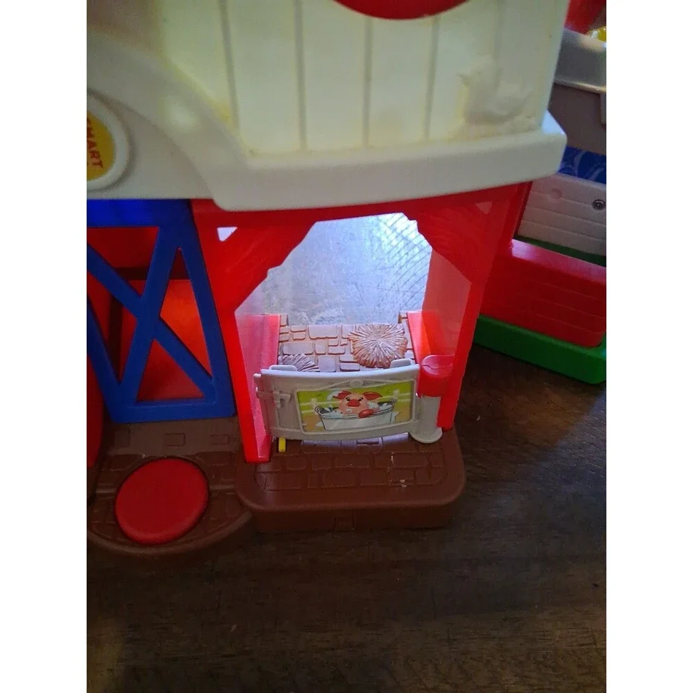 Fisher-Price Little People Smart Stages Farm Barn Playset Lights & Sound WORK!